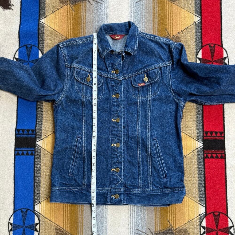 Vintage 80s Women’s MS Lee Denim Jacket Size 5/6 Made In USA - Picture 8 of 8